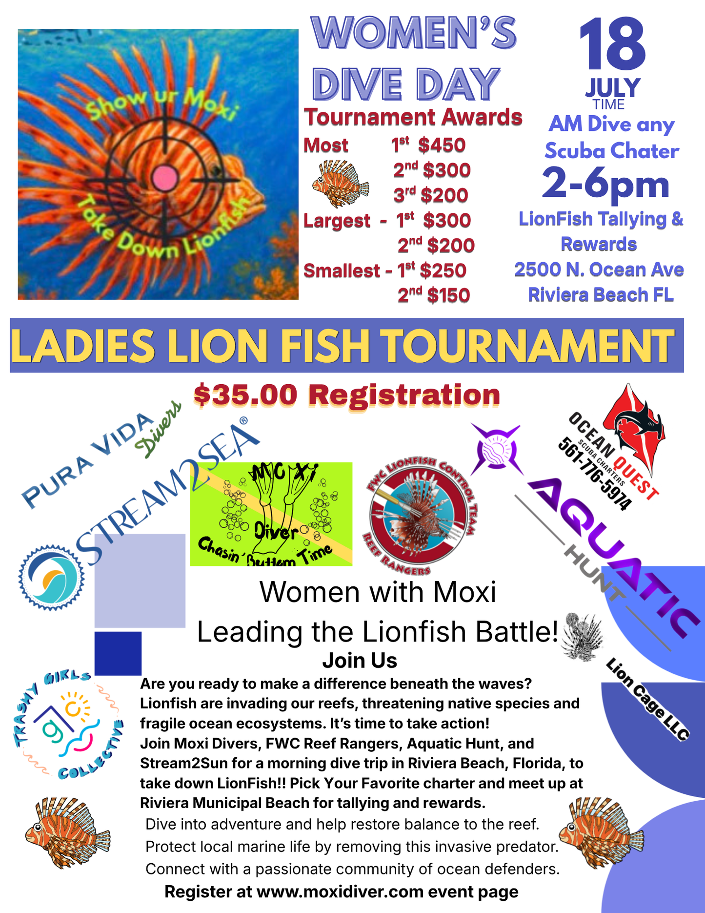 Ladies Lion Fish Tournament